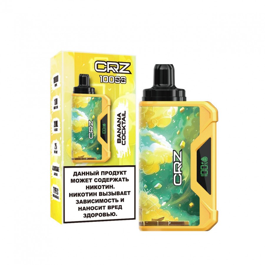 Фото и внешний вид — CRZ 10000 - Banana Cocktail (Банановый Коктейль)