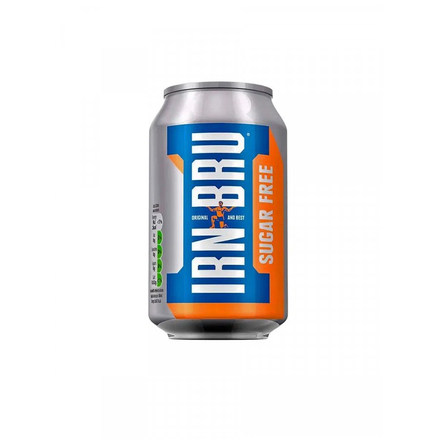 Фото и внешний вид — Газированный напиток IRN BRU Зеро Без сахара 330мл