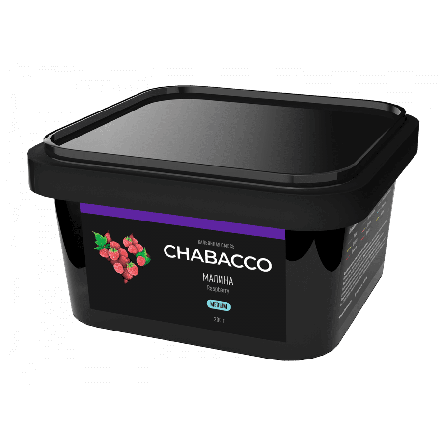 Фото и внешний вид — Смесь для кальяна Chabacco 200г medium - Raspberry (Малина)