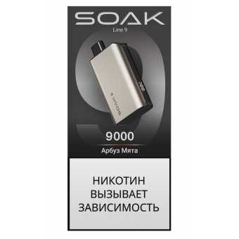 SOAK 9 TITANIUM 9000 - Watermelon Mint (Арбуз Мята)