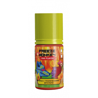 Жидкость FREEZE MONKEY SALT - Личи с Тропическими Фруктами 30мл strong