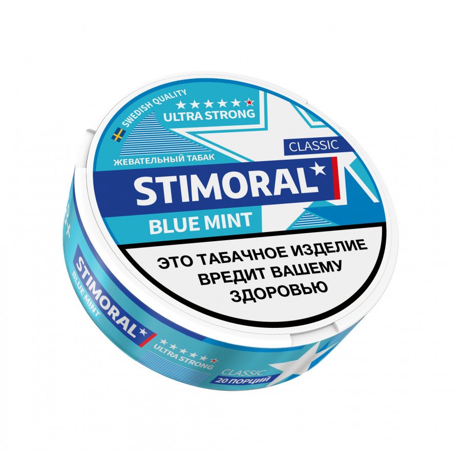 Фото и внешний вид — Табак STIMORAL CLASSIC - Blue Mint 10г
