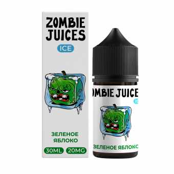 Жидкость ZOMBIE JUICES ICE SALT - Зеленое Яблоко 30мл 20мг
