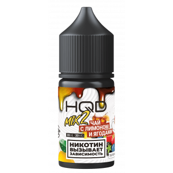 Жидкость HQD V2 MIX IT SALT - Чай с лимоном и ягодами 30мл strong