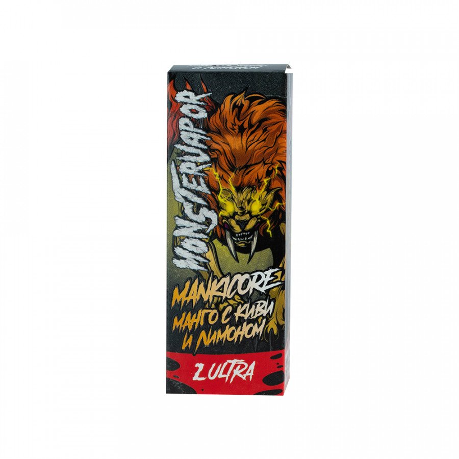 Фото и внешний вид — Жидкость MONSTERVAPOR SALT - Mankicore (Манго с киви и лимоном) 30мл strong