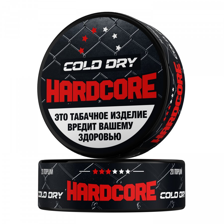 Фото и внешний вид — Табак HARDCORE - Cold Dry 10г
