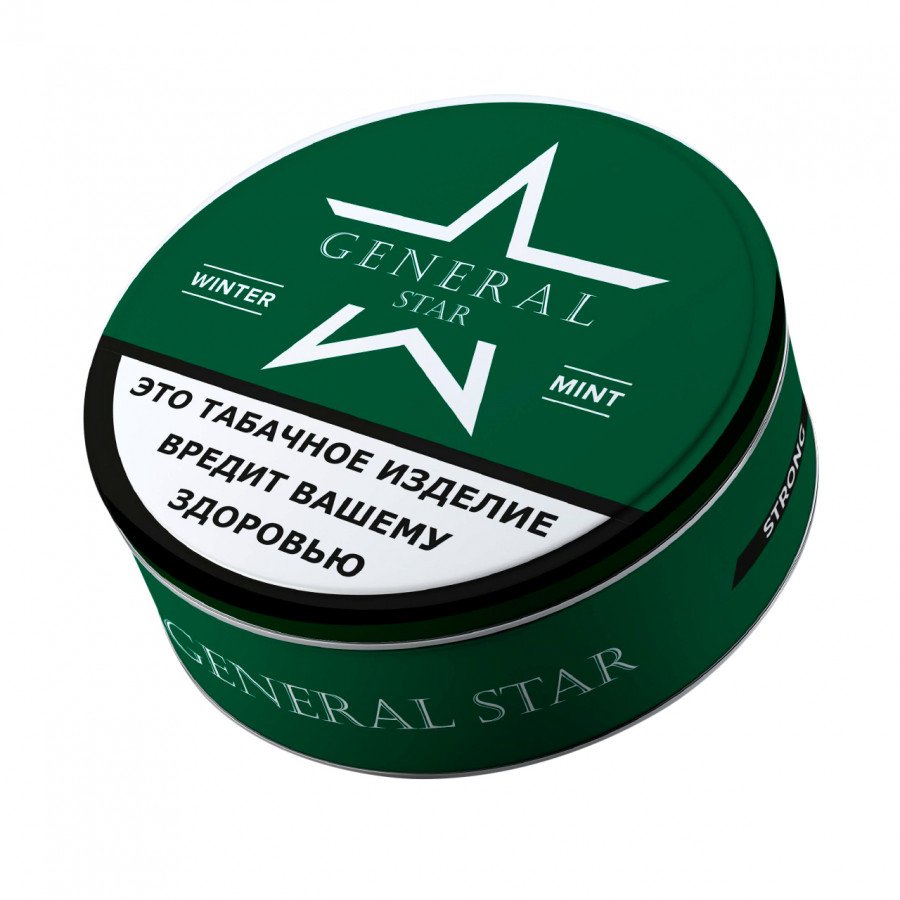 Фото и внешний вид — Табак GENERAL STAR - Winter Mint 12г