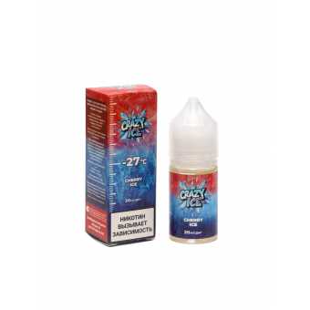 Жидкость CRAZY ICE SALT - Cherry Ice (Вишня со льдом) 30мл 20мг