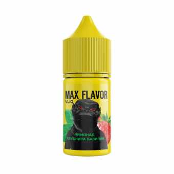 Жидкость VLIQ MAX FLAVOUR SALT - Лимонад Клубника Базилик 27мл 0мг