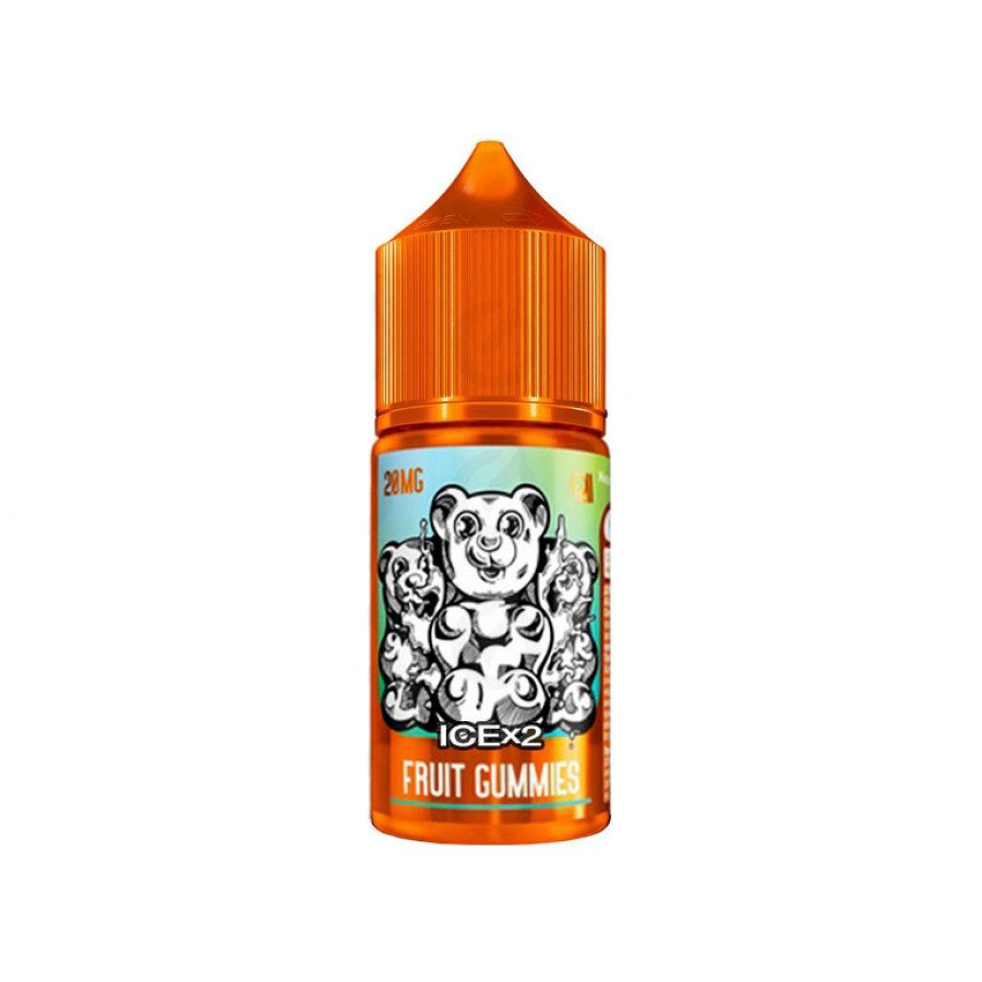 Фото и внешний вид — Жидкость RELL ORANGE SALT - Fruit Gummies Ice X2 (Мармеладные мишки) 30мл 20мг