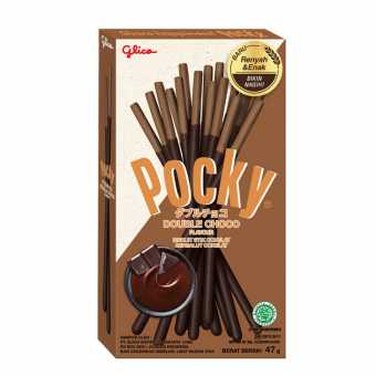 Бисквитные палочки Pocky Double Choco 47г (10шт/уп)