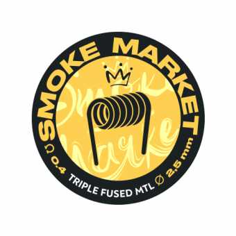 Спирали Triple Fused MTL Coil - 0.40om 3*0,25Ni+0,1Ni (5,5 витков на 2,5мм спираль)