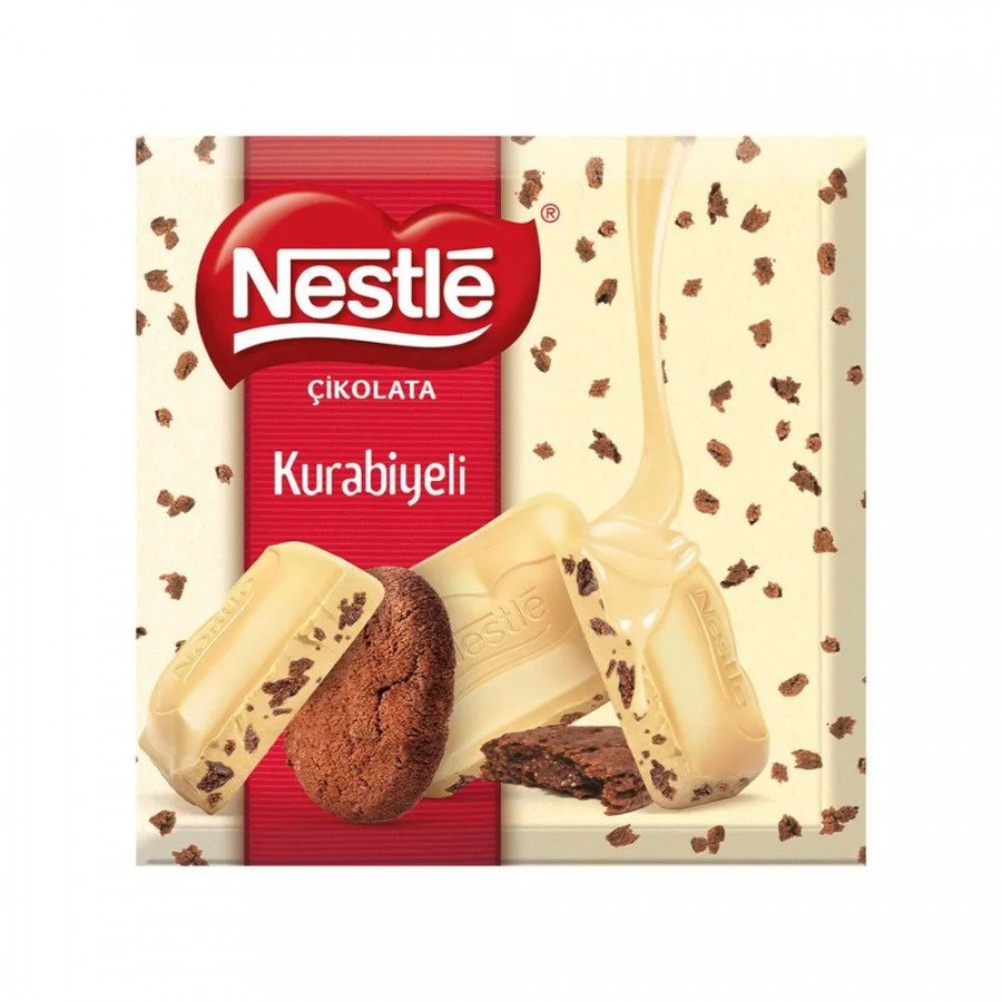 Фото и внешний вид — Nestle Белый шоколад c Какао печеньем 60гр (6шт/уп)*24
