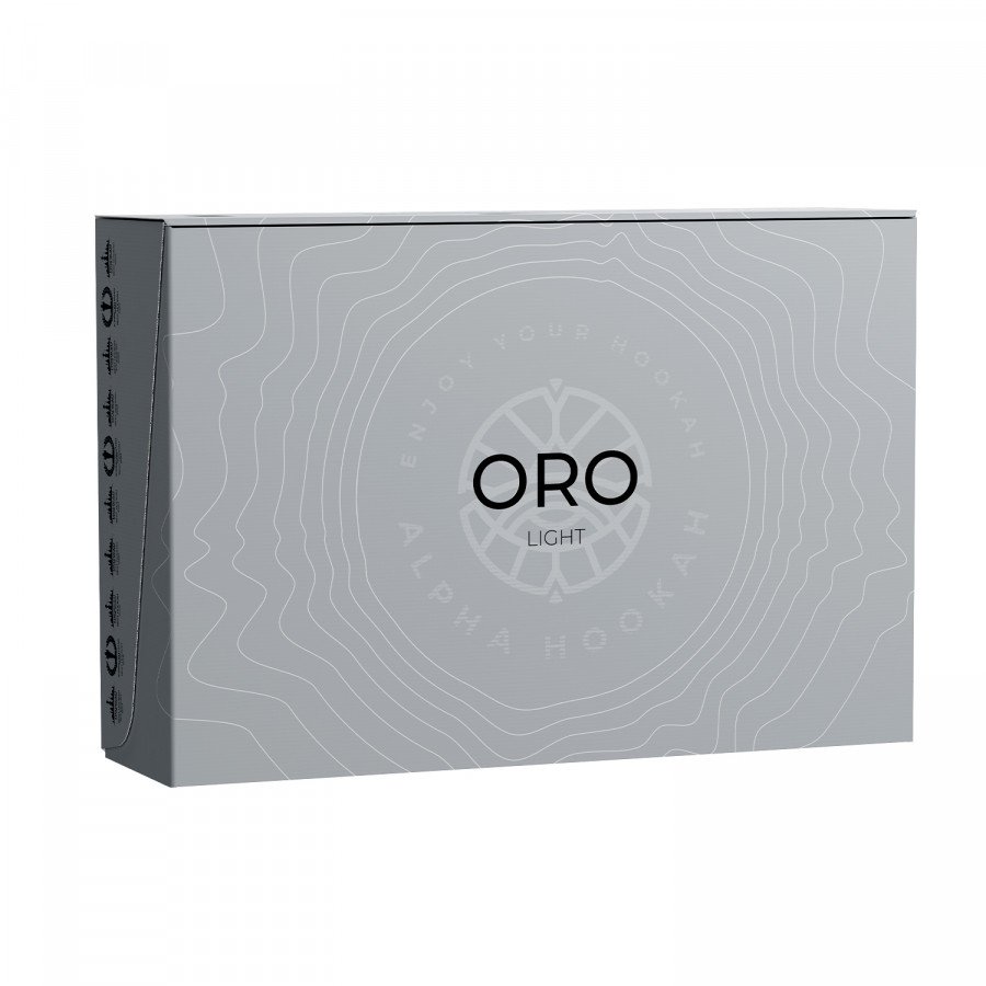 Фото и внешний вид — Кальян ALPHA HOOKAH ORO - Light Black (Без колбы)
