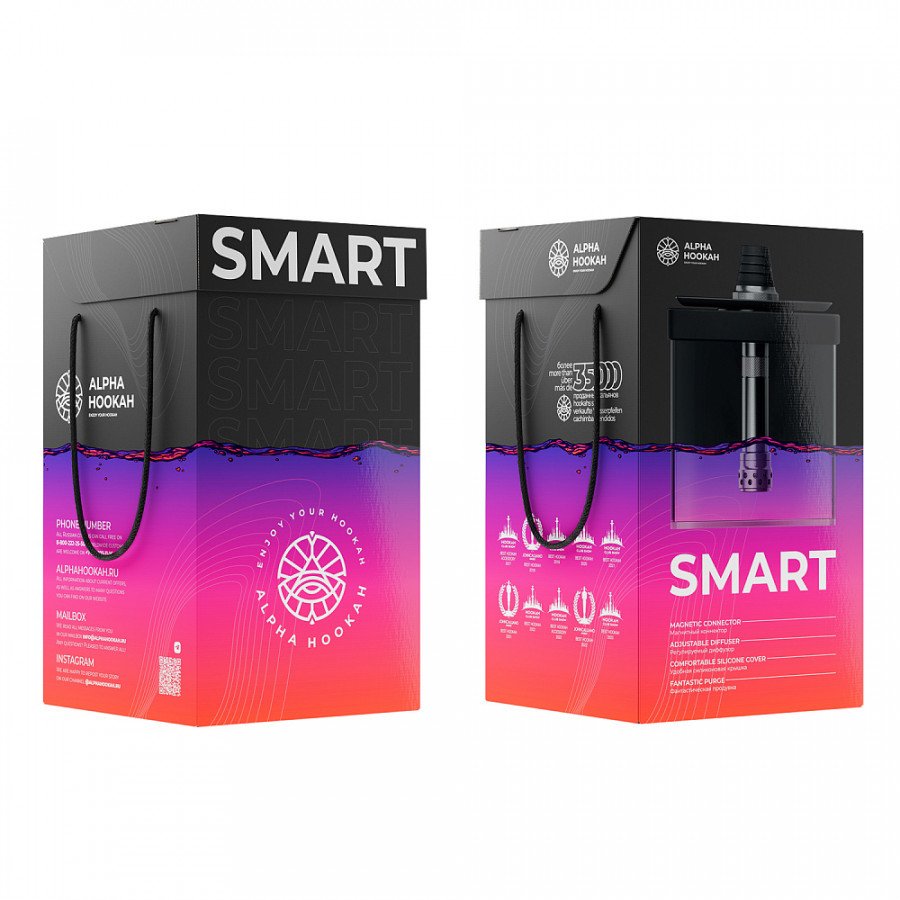 Фото и внешний вид — Кальян ALPHA HOOKAH SMART - Smarter Man
