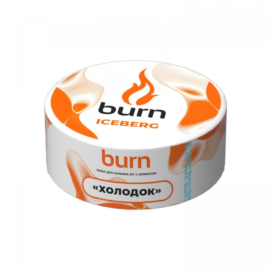 Фото и внешний вид — Табак для кальяна BURN 25г - Iceberg (Холодок)
