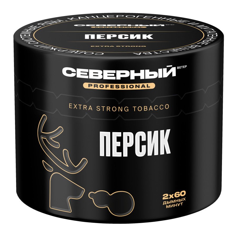Фото и внешний вид — Табак для кальяна ВЕТЕР СЕВЕРНЫЙ (PROFESSIONAL) 40г - Персик