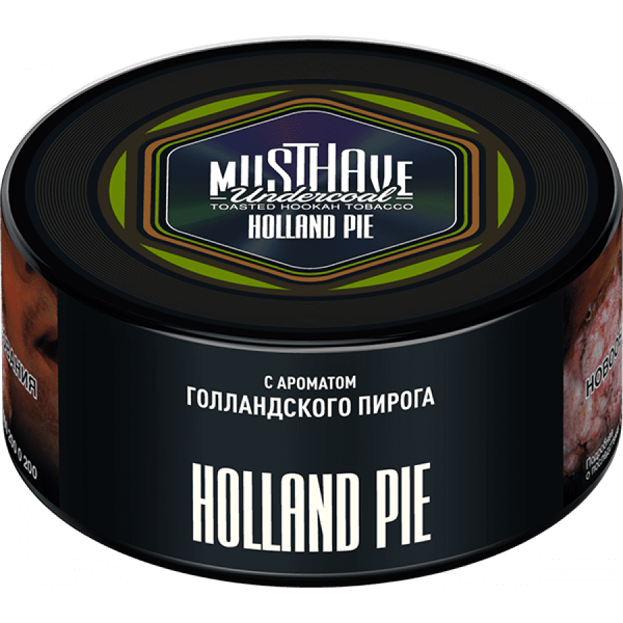 Фото и внешний вид — Табак для кальяна MUST HAVE 125гр - Holland Pie (с ароматом Голландского Пирога)