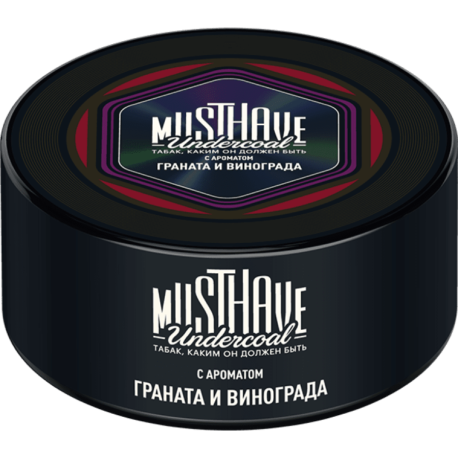 Фото и внешний вид — Табак для кальяна MUST HAVE 125г - с ароматом Граната и Винограда