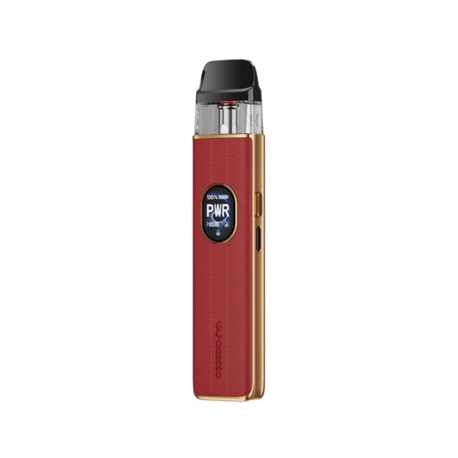 Фото и внешний вид — Комплект VAPORESSO XROS 5 - Red Leather (1500мАч, 3мл, 30Вт)