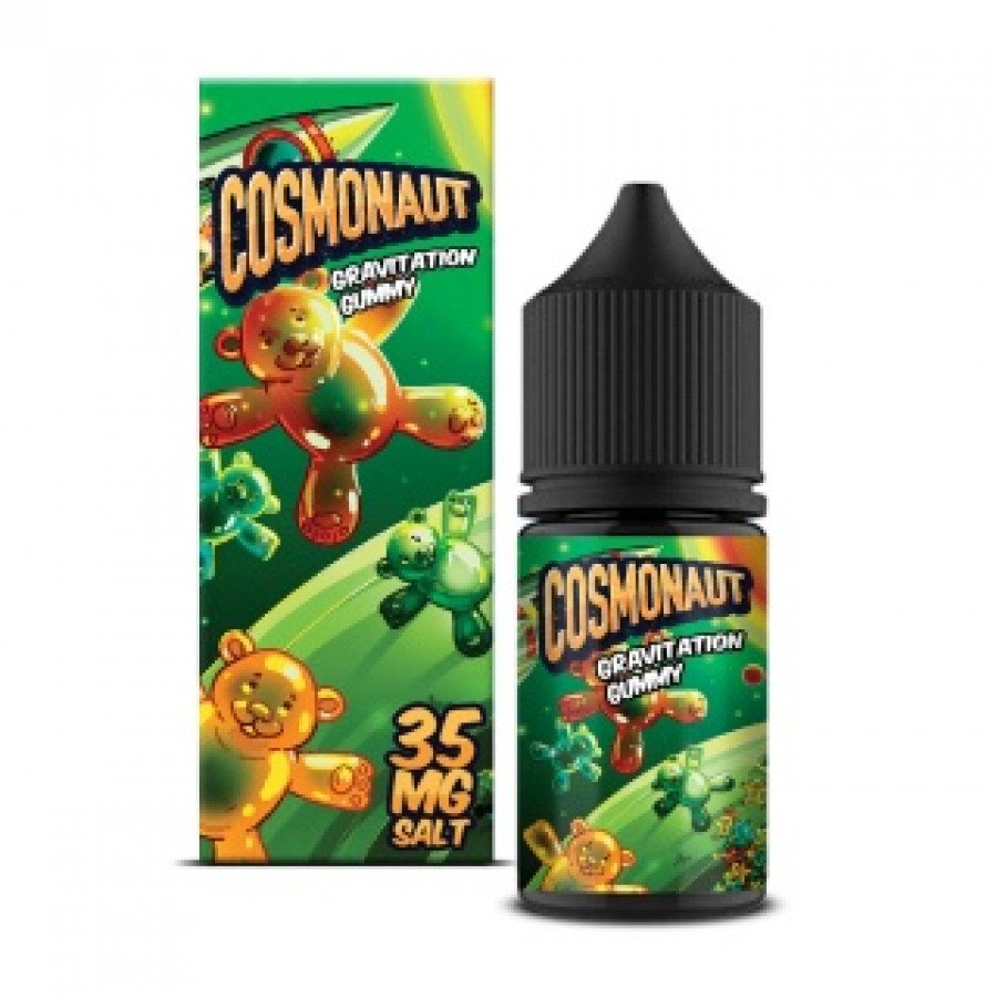 Фото и внешний вид — Жидкость СOSMONAUT SALT - Gravitation Gummy (Мармеладные конфеты с манго) 30мл strong