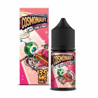 Жидкость СOSMONAUT SALT - Take the Cake (Малиновый пирог с кремом) 30мл strong