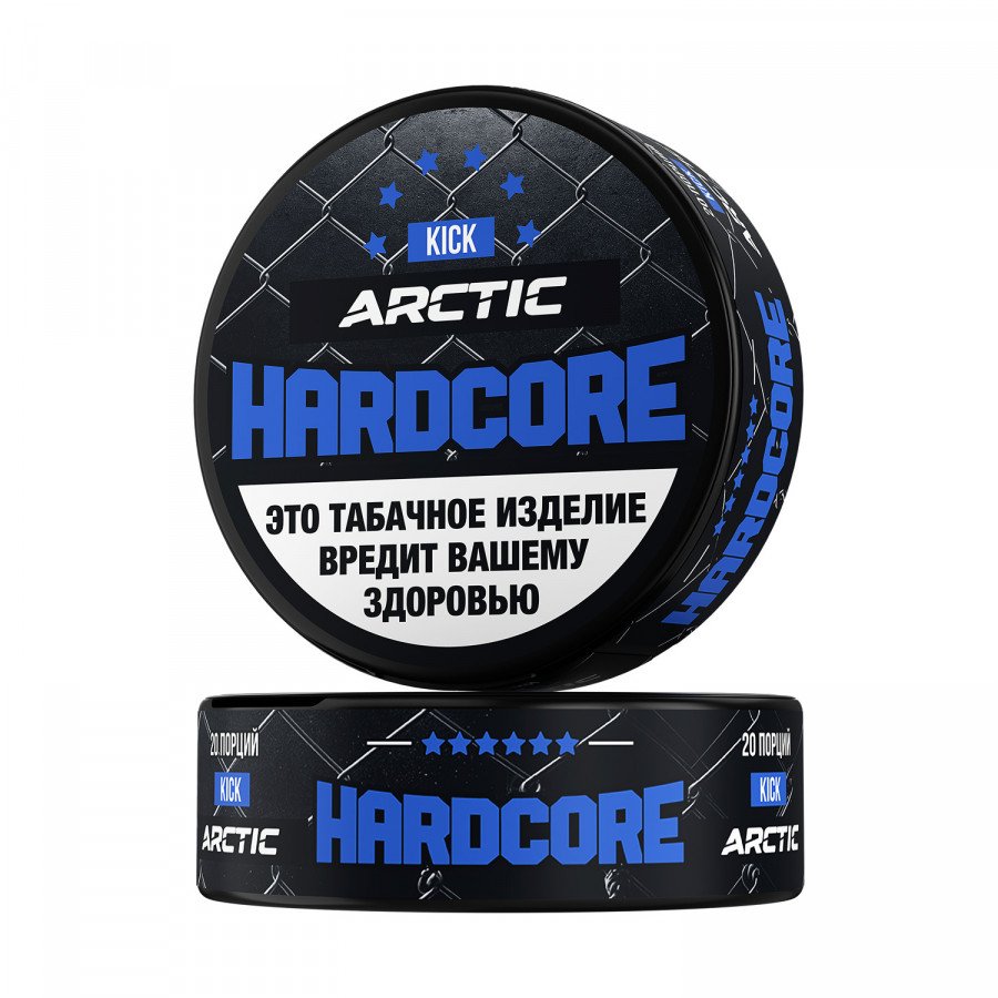Фото и внешний вид — Табак HARDCORE - Arctic Kick 10г