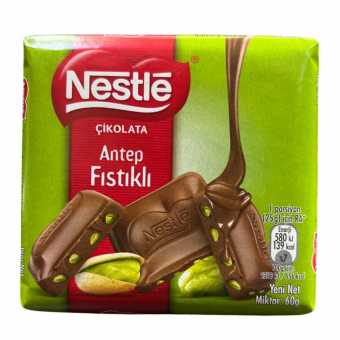 Nestle Молочный шоколад c фисташками 60г (6шт/уп)*24