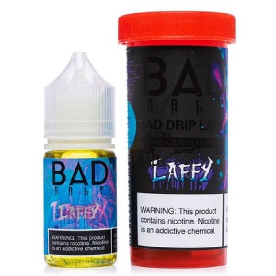Фото и внешний вид — Жидкость BAD DRIP SALT - Laffy (Черничная ириска с виноградом) 30мл 20мг