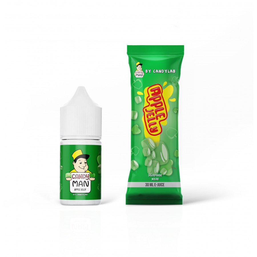 Фото и внешний вид — Жидкость CANDYMAN SALT - Apple Jelly (Яблочное желе) 30мл 20мг