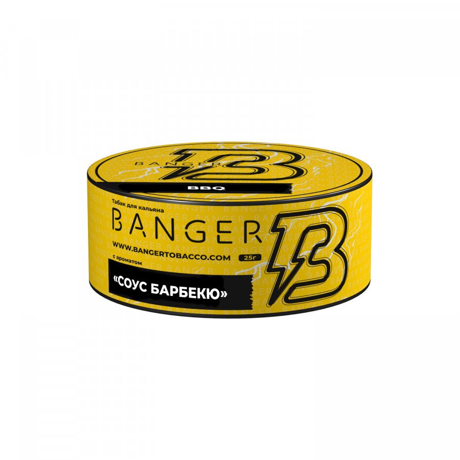 Фото и внешний вид — Табак для кальяна BANGER 25гр - BBQ (Соус барбекю)