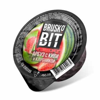 Смесь для кальяна BRUSKO BIT 20гр - Арбуз с киви и клубникой