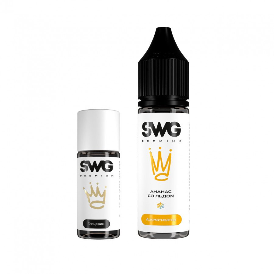 Фото и внешний вид — Конструктор SWG PREMIUM - Ананас со льдом 30мл 0мг