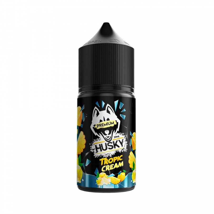 Фото и внешний вид — Жидкость HUSKY PREMIUM SALT - Tropic Cream (Мороженое лимон ананас, лед) 30мл 20мг