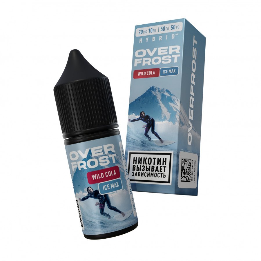 Фото и внешний вид — Жидкость OVERFROST SALT - Wild Cola Ice Max (Кола Лед) 30мл strong