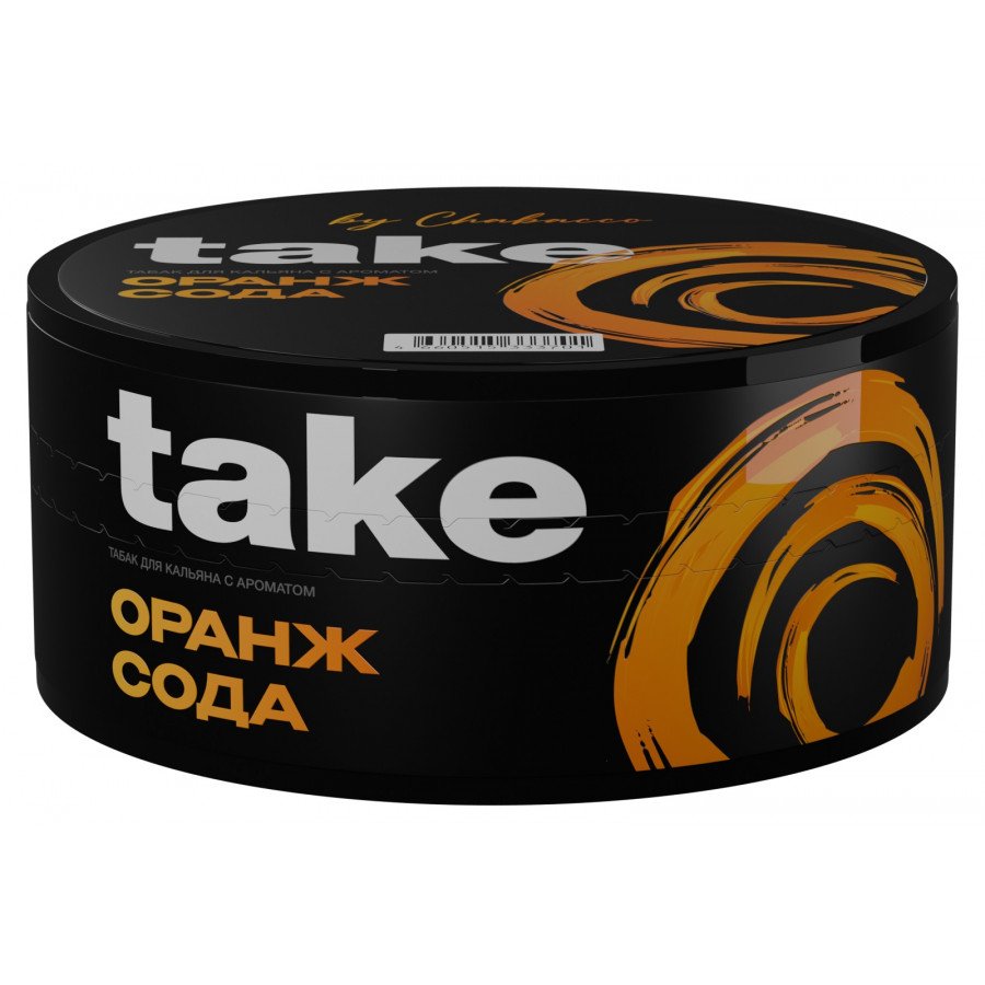 Фото и внешний вид — Табак для кальяна TAKE 100г - Orange Soda (Оранж Сода)