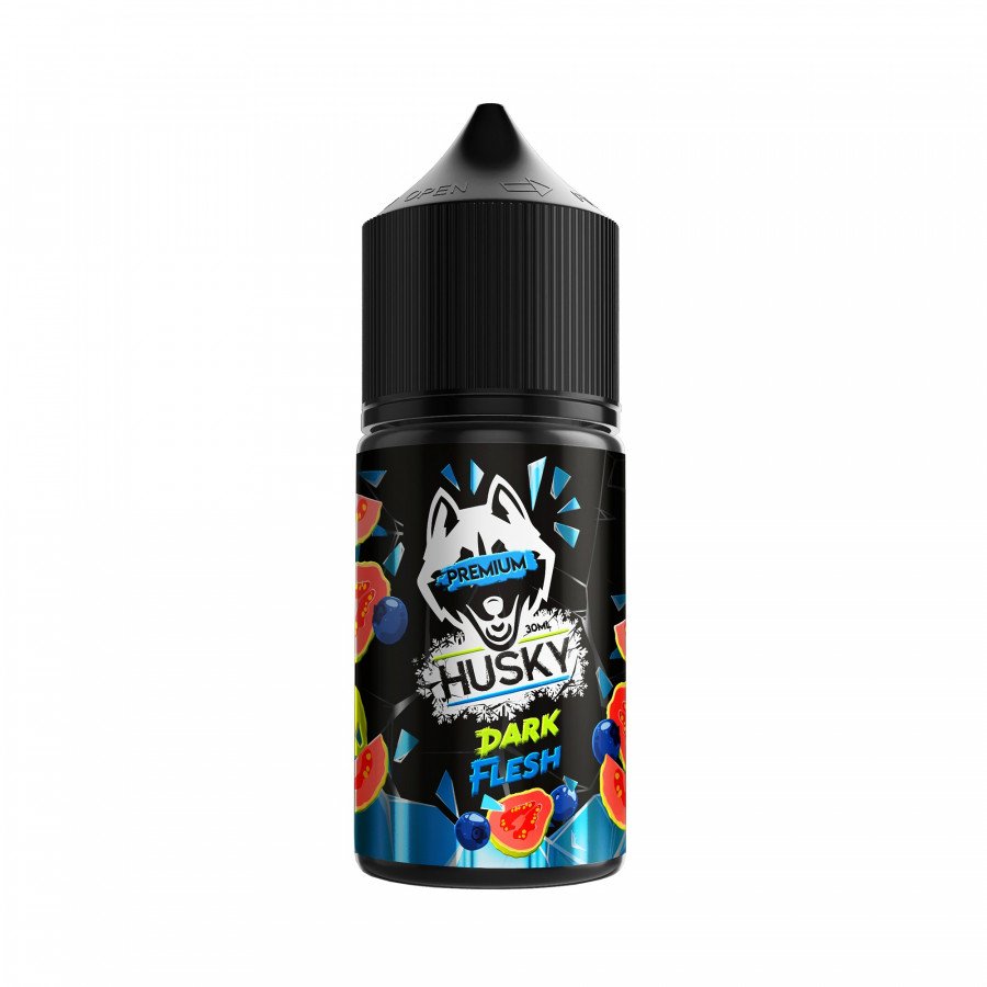 Фото и внешний вид — Жидкость HUSKY PREMIUM SALT - Dark Flesh (Смесь черники, гуавы и льда) 30мл 20мг
