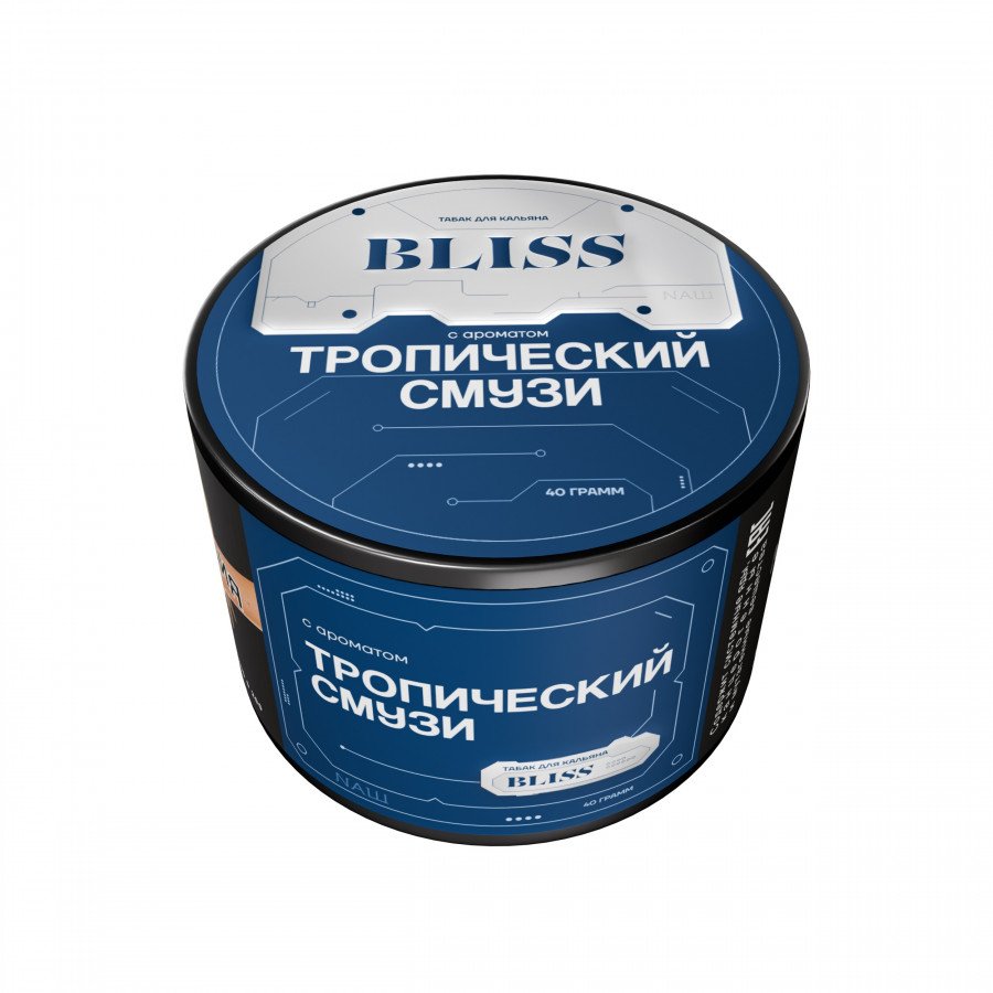 Фото и внешний вид — Табак для кальяна BLISS 40г - Тропический Смузи