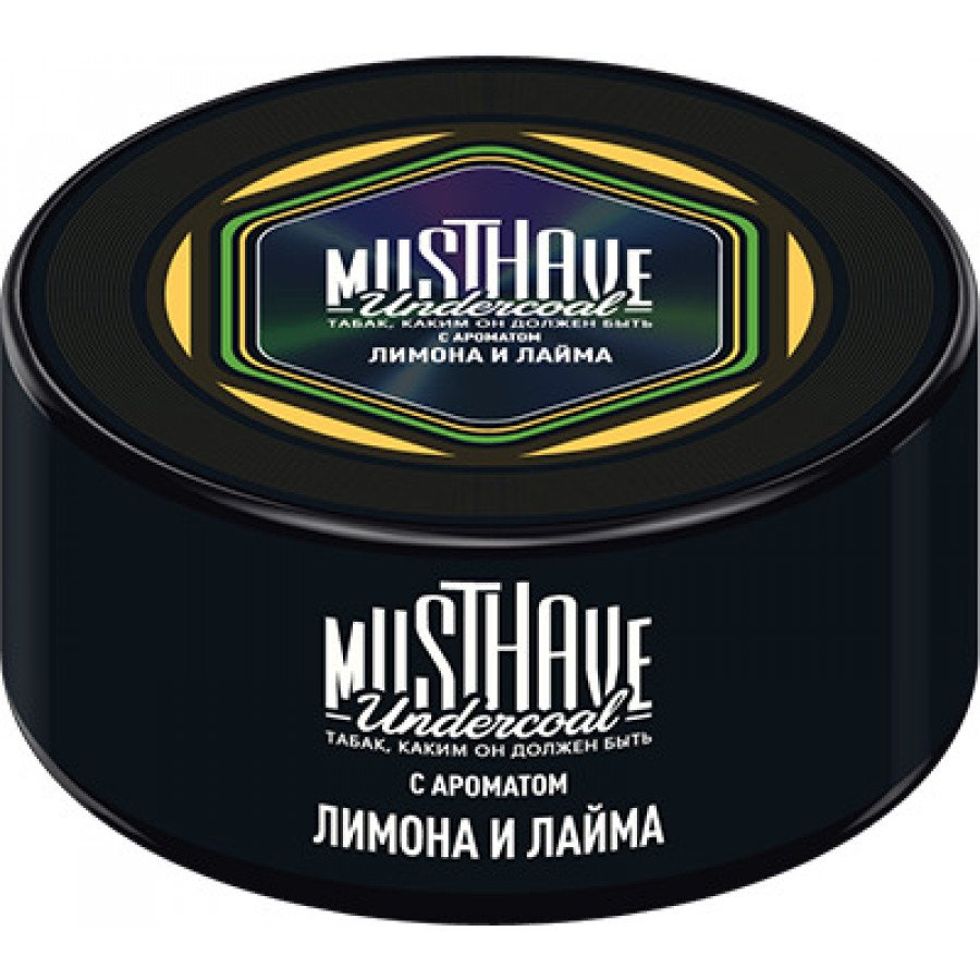 Фото и внешний вид — Табак для кальяна MUST HAVE 25г - с ароматом Лимона и Лайма