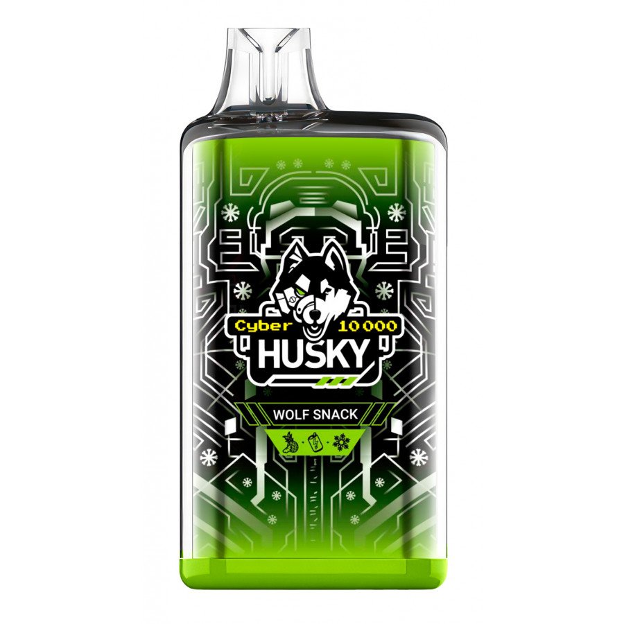 Фото и внешний вид — HUSKY CYBER - Wolfsnack (Ананасовый Энергетик)