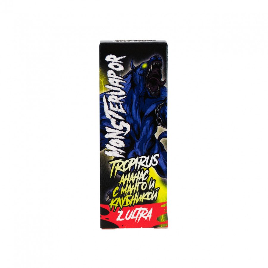 Фото и внешний вид — Жидкость MONSTERVAPOR SALT - Tropirus (Ананас с манго и клубникой) 30мл strong