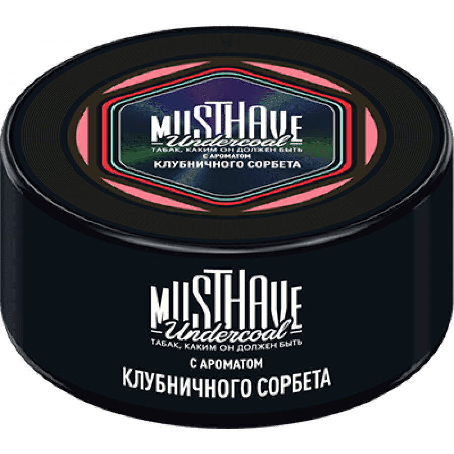 Фото и внешний вид — Табак для кальяна MUST HAVE 25г - с ароматом Клубничного Сорбета