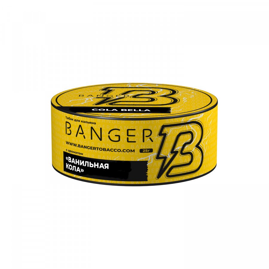Фото и внешний вид — Табак для кальяна BANGER 25гр - Cola Bella (Кола Белла)