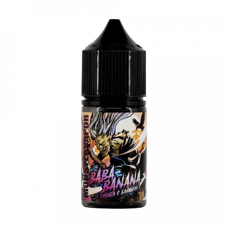 Фото и внешний вид — Жидкость MONSTERVAPOR SALT - Baba Banana (Груша с бананом) 30мл 20мг