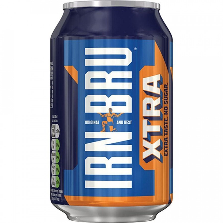 Фото и внешний вид — Газированный напиток IRN BRU Экстра 330мл