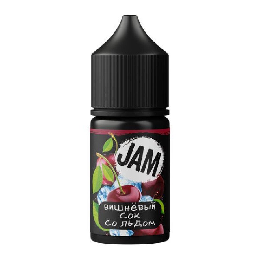 Фото и внешний вид — Жидкость JAM SALT - Вишневый сок со льдом 30мл strong