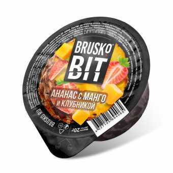 Смесь для кальяна BRUSKO BIT 20гр - Ананас с манго и клубникой