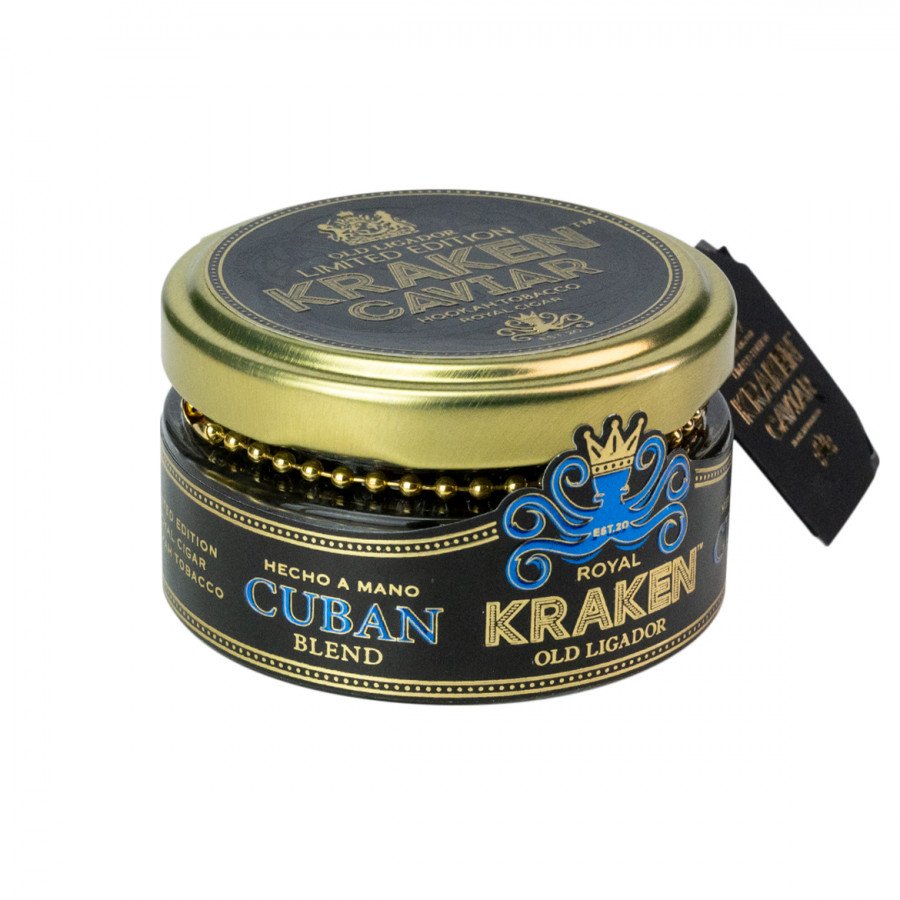 Фото и внешний вид — Табак для кальяна KRAKEN line Caviar 30г - Cuban Blend