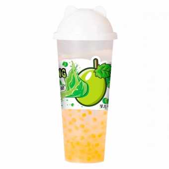 Напиток с шариками Хэ Лейи со вкусом зеленого винограда с жасмином 620мл (15шт/уп)