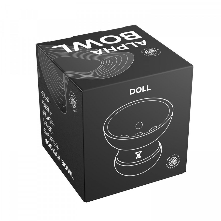 Фото и внешний вид — Чаша ALPHA BOWL - Doll (Black&White)